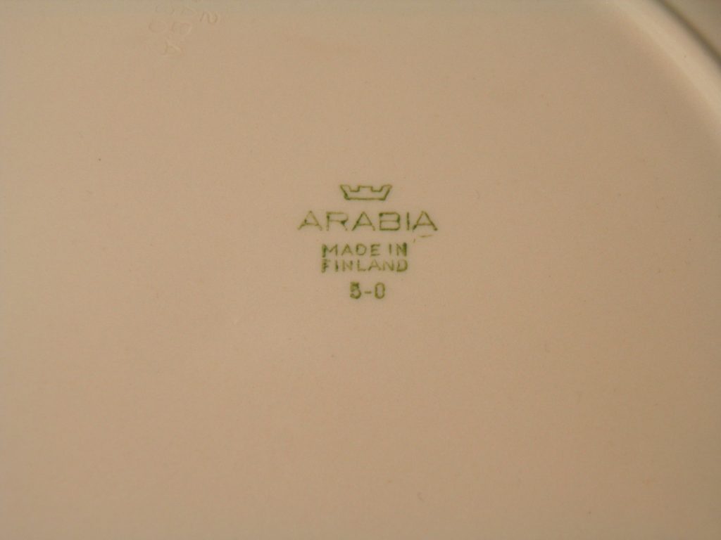 Lumikukka tarjoilulautanen Arabia MYYTY - Kuva 4