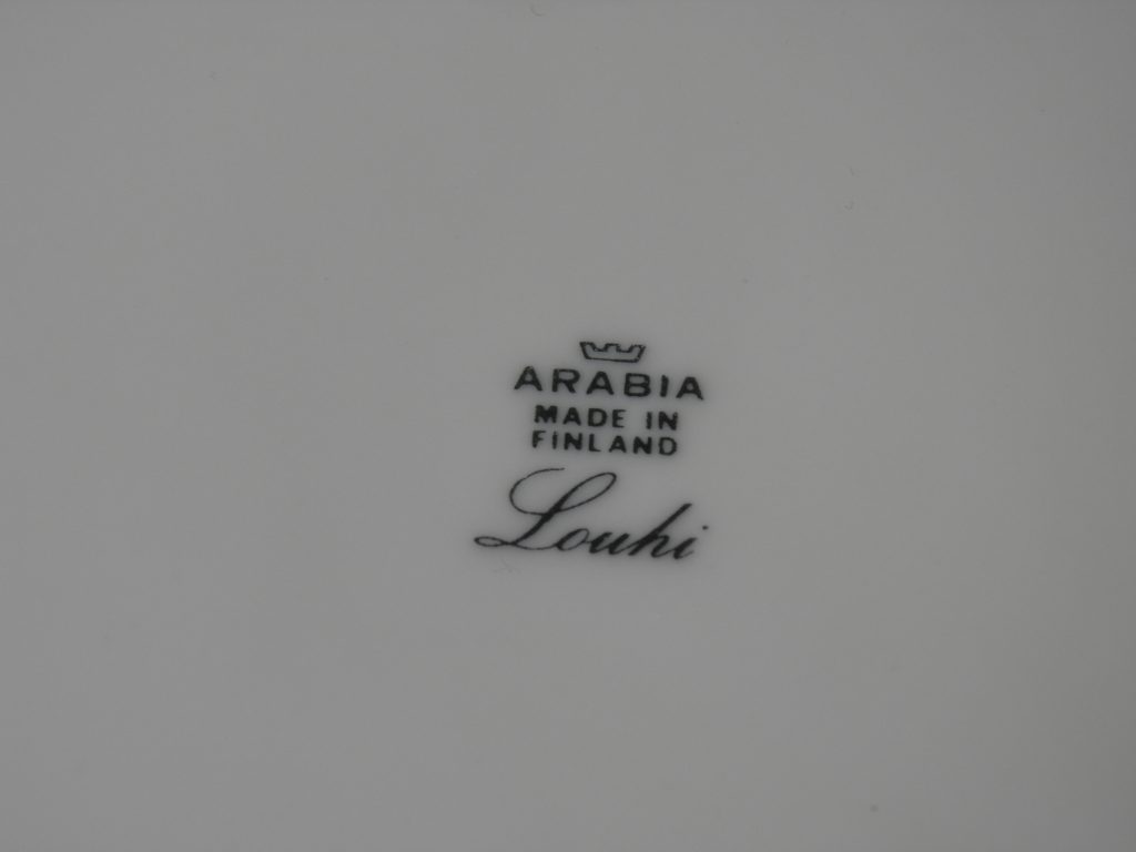 Louhi matala ruokalautanen Arabia MYYTY - Kuva 3