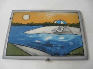 Lomalla seinälaatta HLS MYYTY Retronomi verkkokauppa