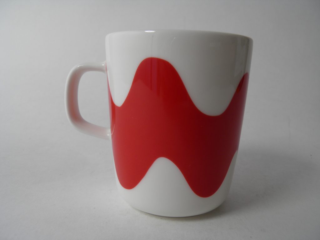 Lokki muki punainen Marimekko MYYTY - Kuva 2