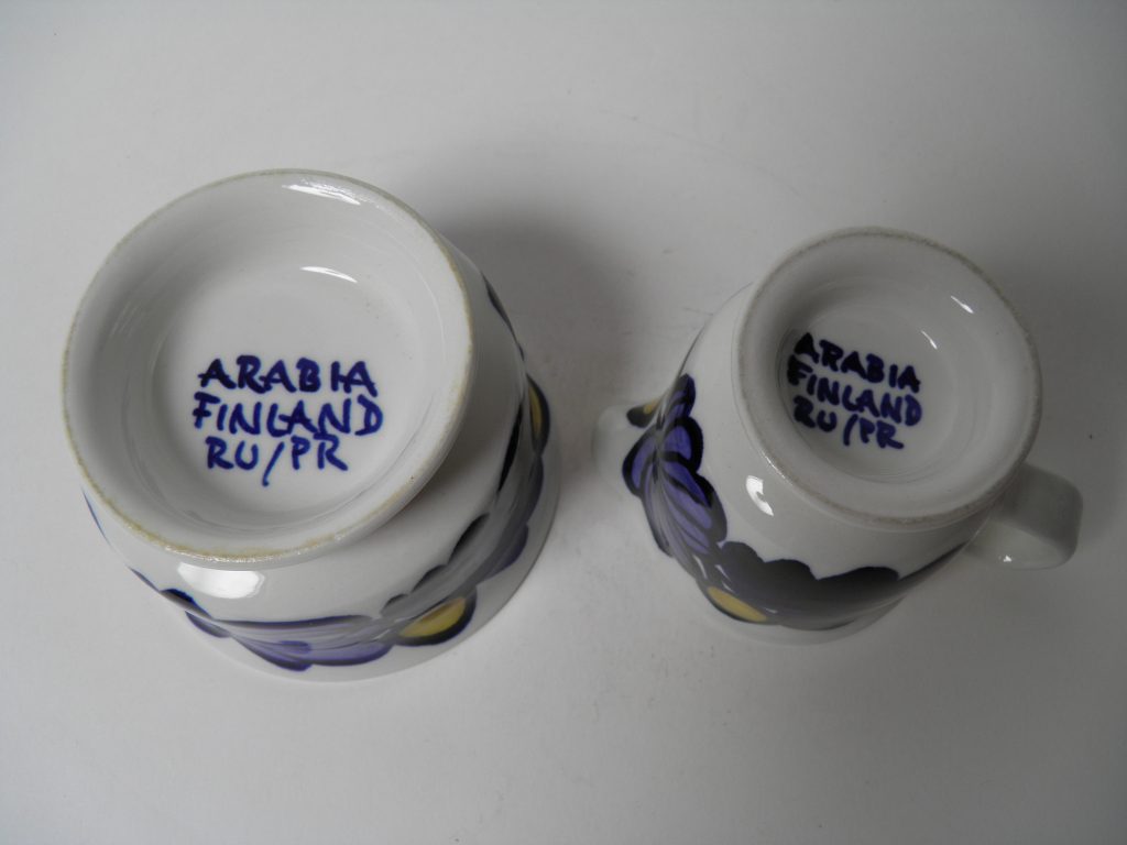 Nuppu sokerikko ja kermakko Arabia MYYTY - Image 3