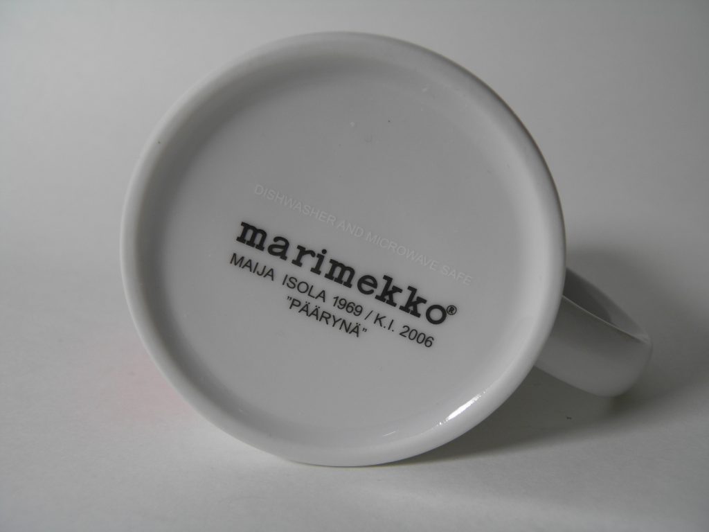 Päärynä muki oranssi Marimekko MYYTY - Image 5
