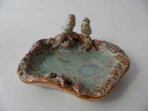 Linnut vesialtaalla Svante Turunen MYYTY Retronomi verkkokauppa