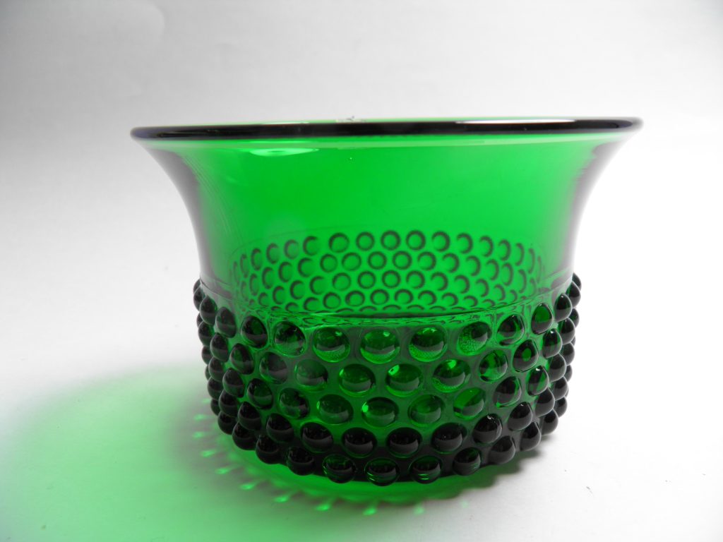 Clutch bowl green Saara Silver SOLD