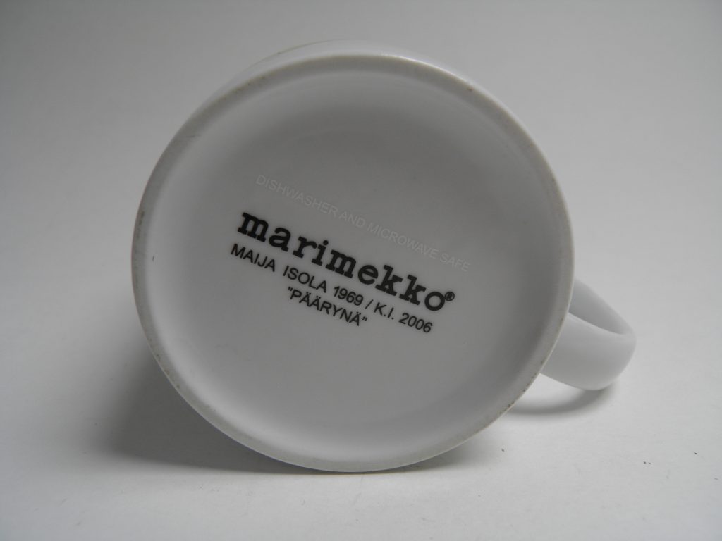 Päärynä muki vihreä Marimekko MYYTY - Image 4