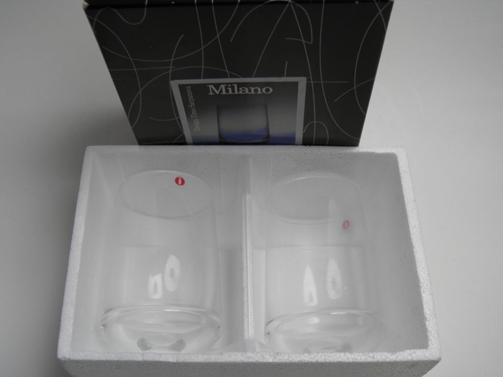 Milano glass 2 pieces Iittala SOLD
