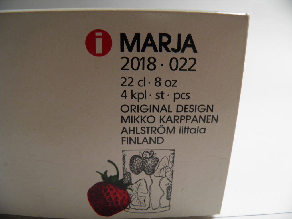 Marja lasi 4 kpl Iittala MYYTY - Image 2