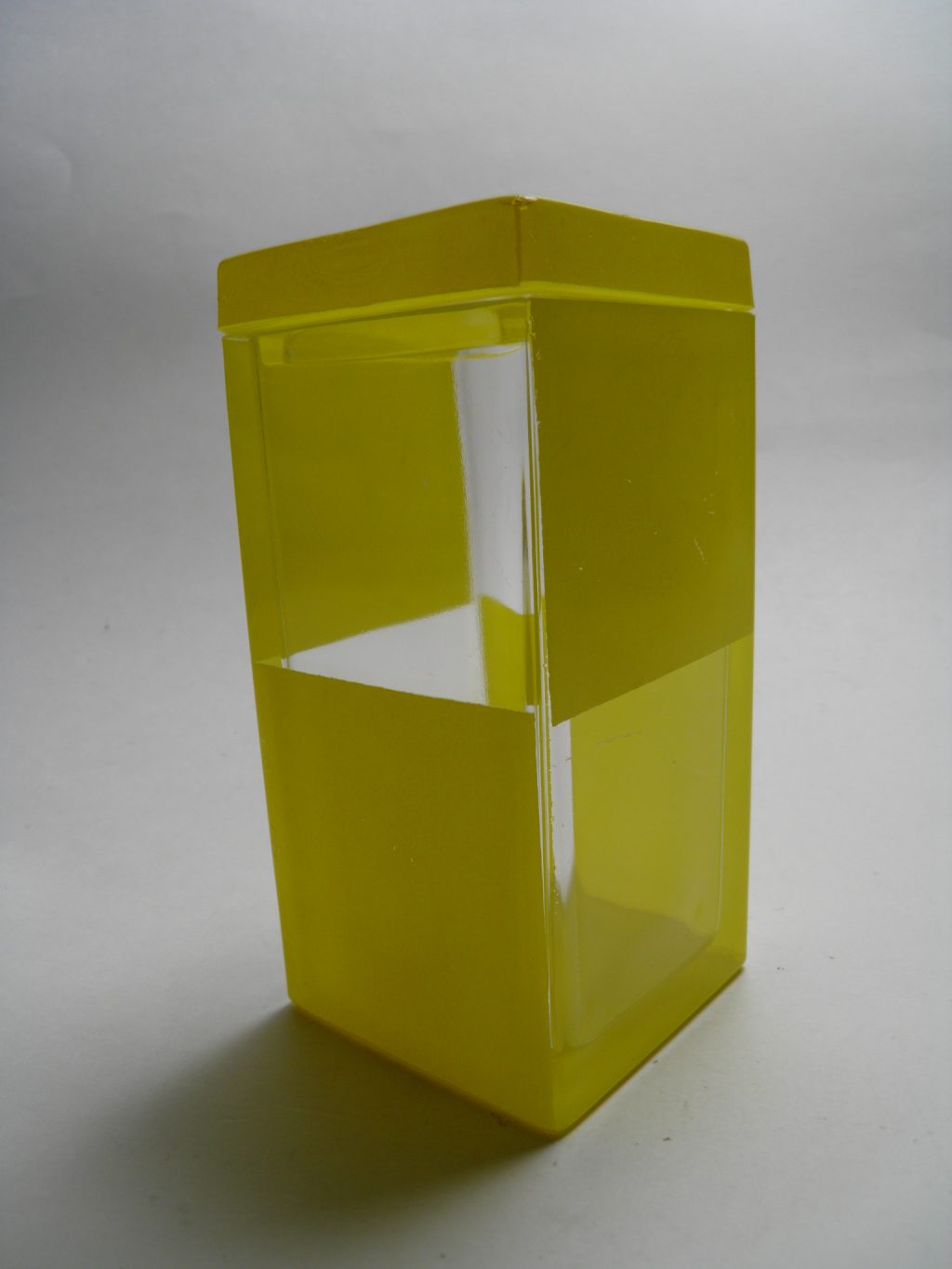 Marimekko glass jar yellow SOLD