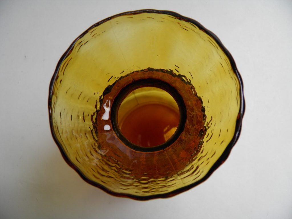 Hyasintti maljakko amber Riihimäen lasi - Image 2