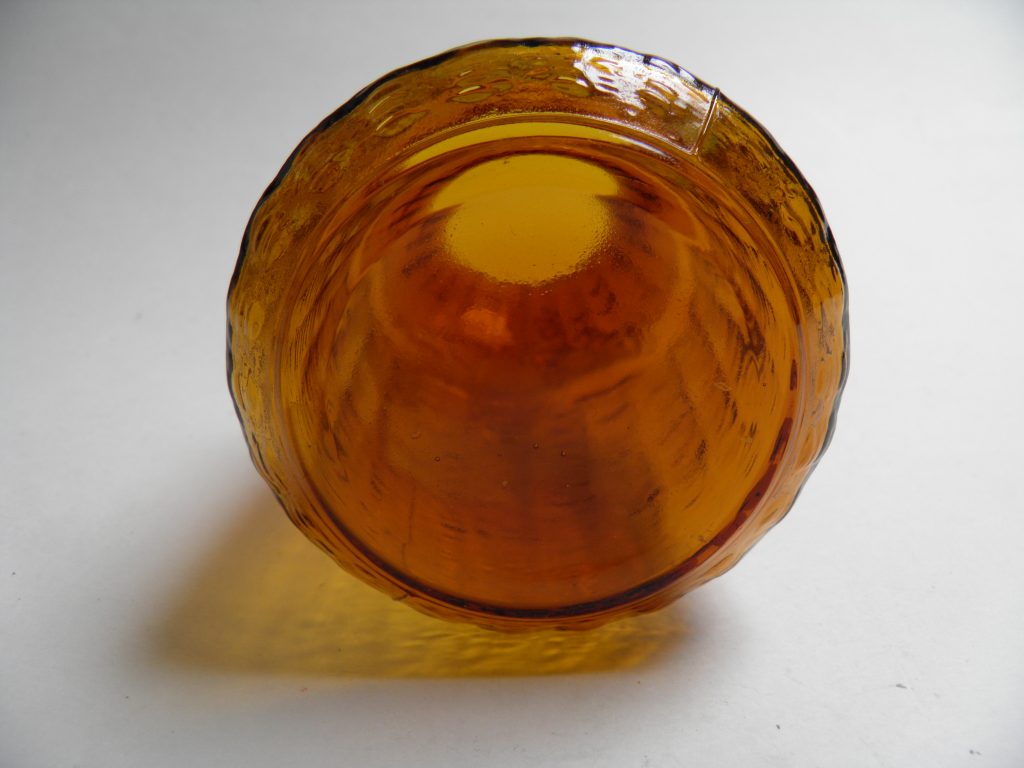 Hyasintti maljakko amber Riihimäen lasi - Image 3