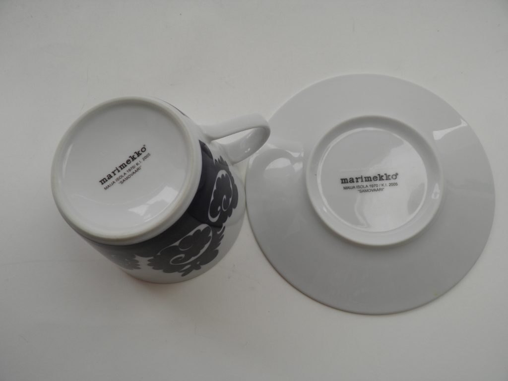 Samovaari kuppi ja aluslautanen 3,5 dl Marimekko - Image 4