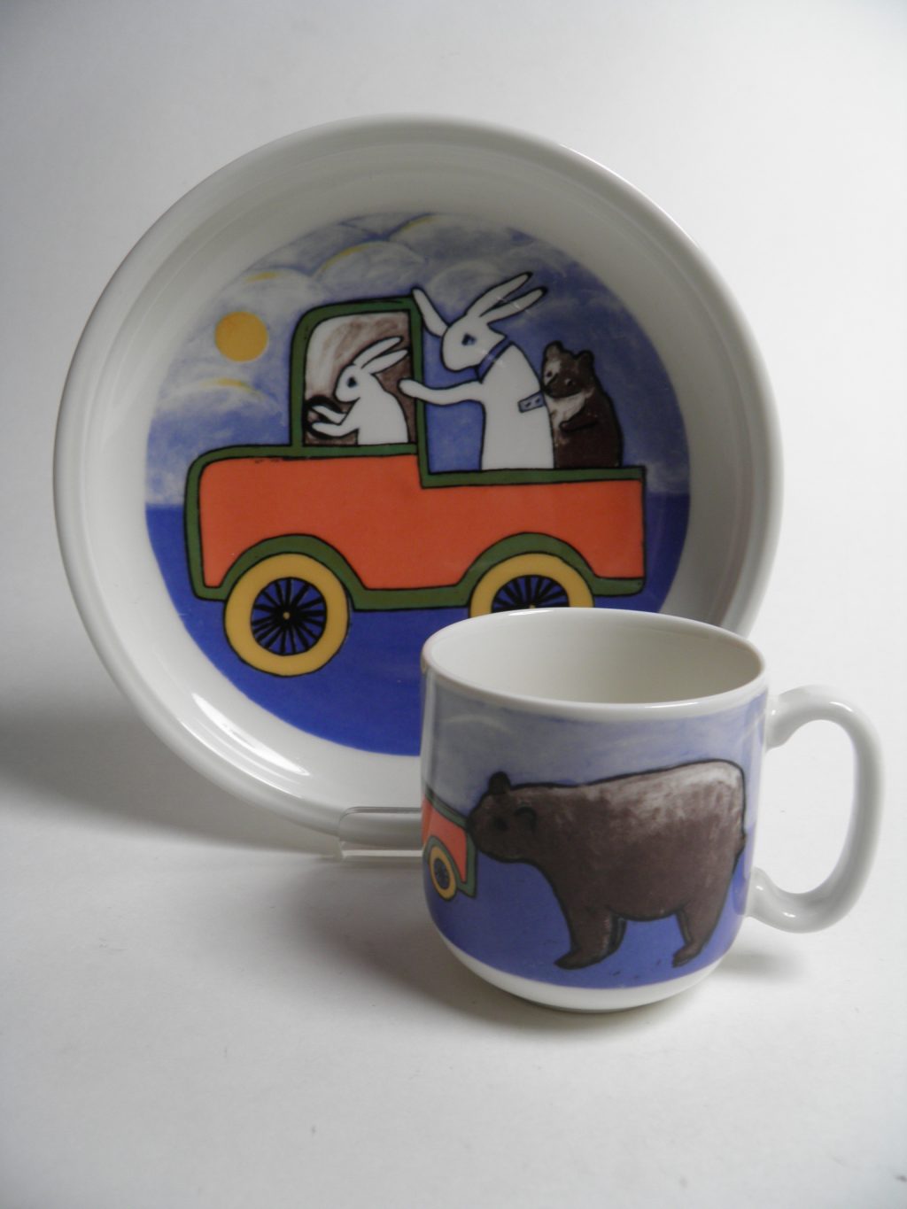 On the way to the world mug and plate Arabia SOLD