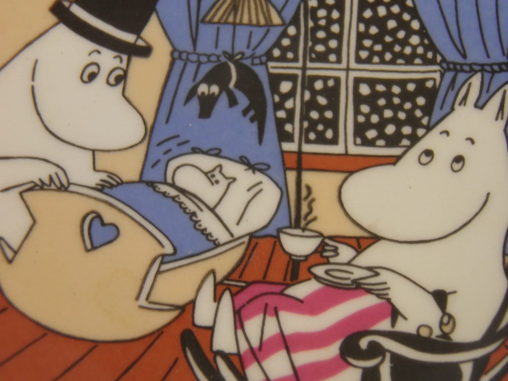 Muumi-seinälautanen Rauhallinen Hetki MYYTY - Image 2
