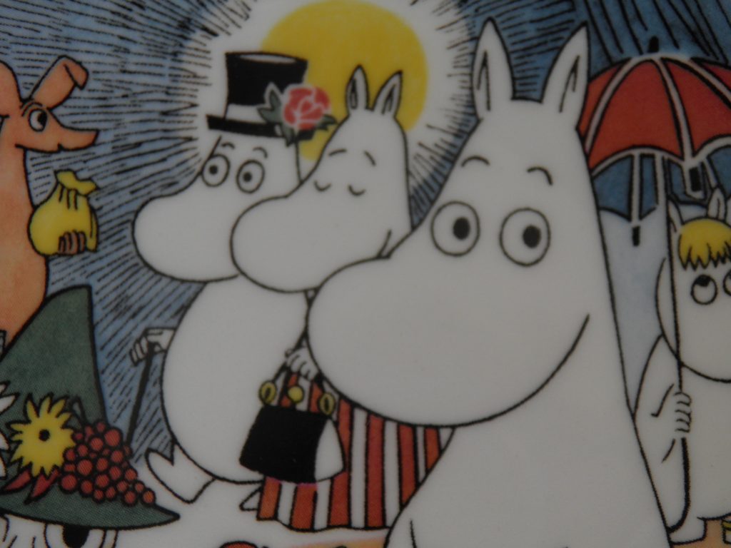 Muumi-seinälautanen Sunnuntaikävely - Image 2