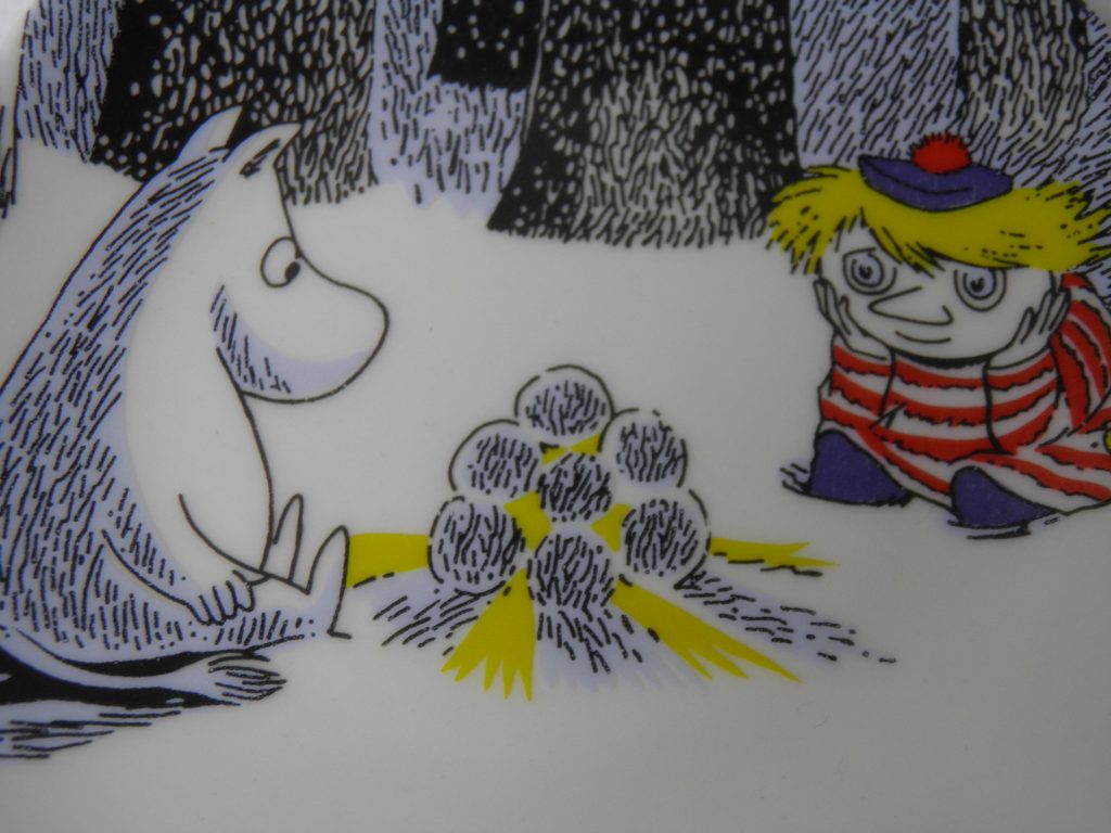 Muumi-seinälautanen Taikatalvi MYYTY - Image 2