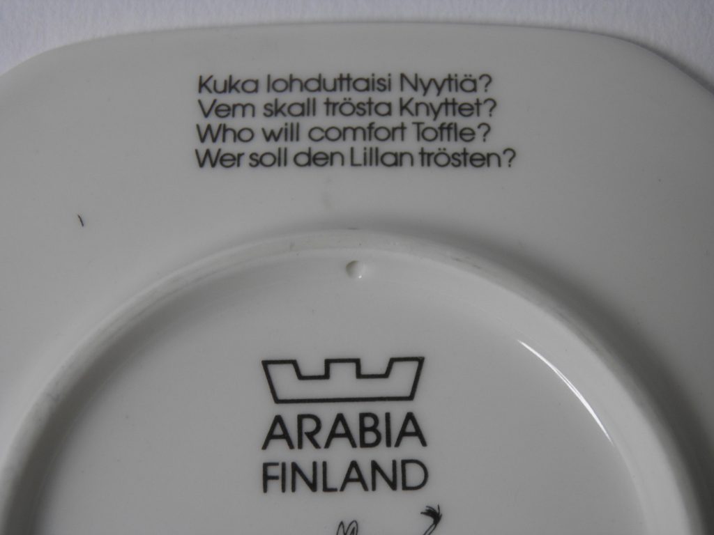 Muumi-seinälautanen Kuka lohduttaisi Nyytiä MYYTY - Image 3