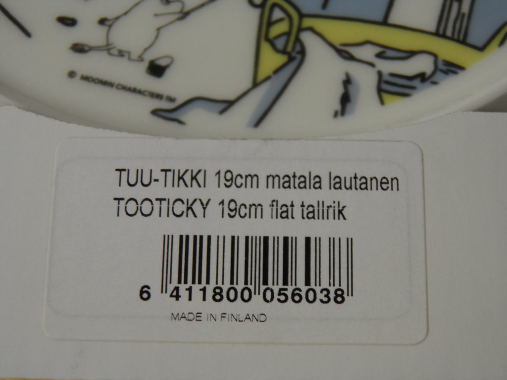 Muumi-lautanen Tuu-tikki 2-puoleinen lautanen - Image 4