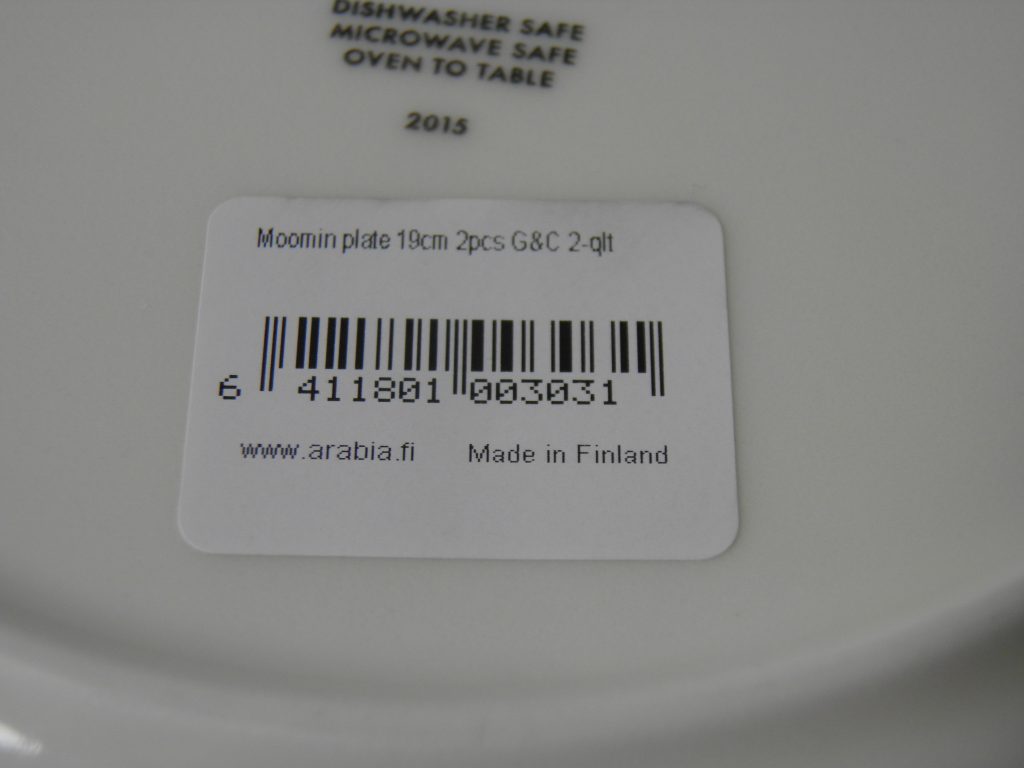 Muumi-lautanen Joulutervehdys MYYTY - Image 4
