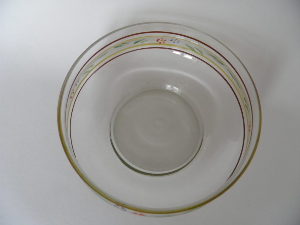 Tarjoilukulho maalattu lasi - Image 2