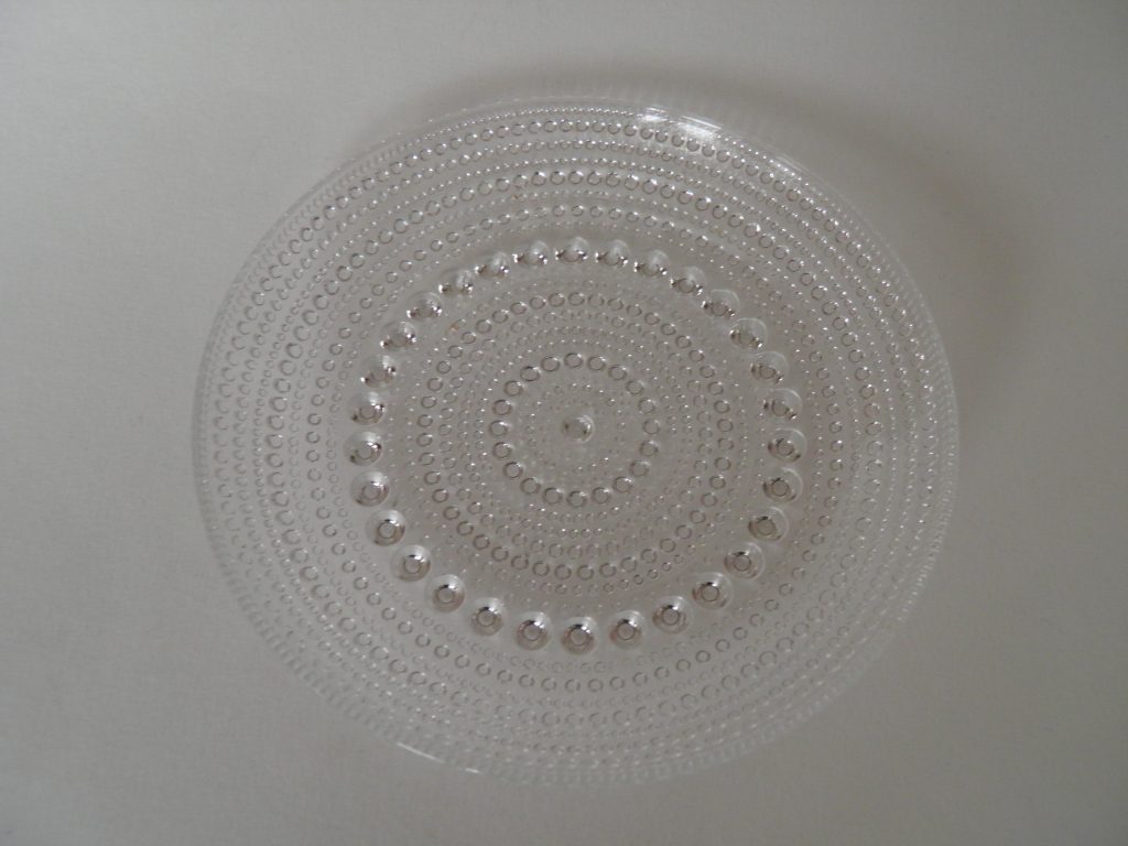 Kastehelmi lautanen 14 cm kirkas Nuutajärvi MYYTY