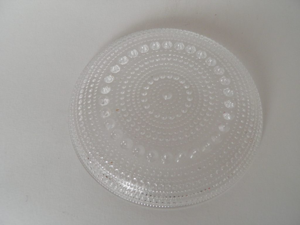 Kastehelmi lautanen 14 cm kirkas Nuutajärvi MYYTY - Image 2
