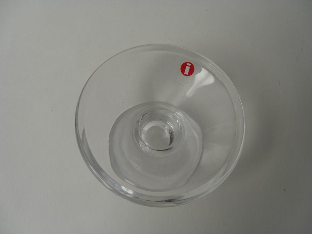 Kartio kynttilänjalka kirkas lasi Iittala - Image 2