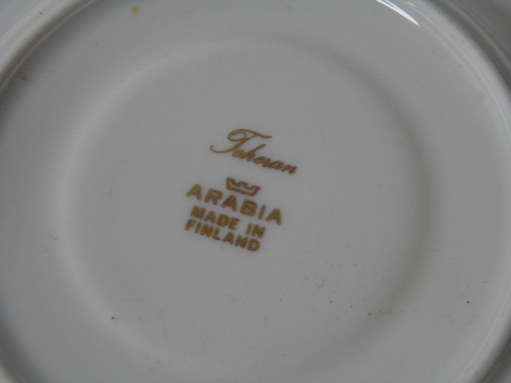 Teheran kahvikuppi ja aluslautanen Arabia - Image 5