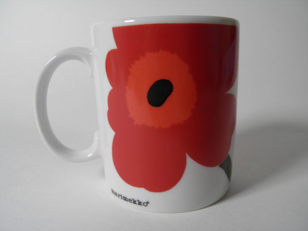 Unikko muki punainen Marimekko MYYTY - Image 2