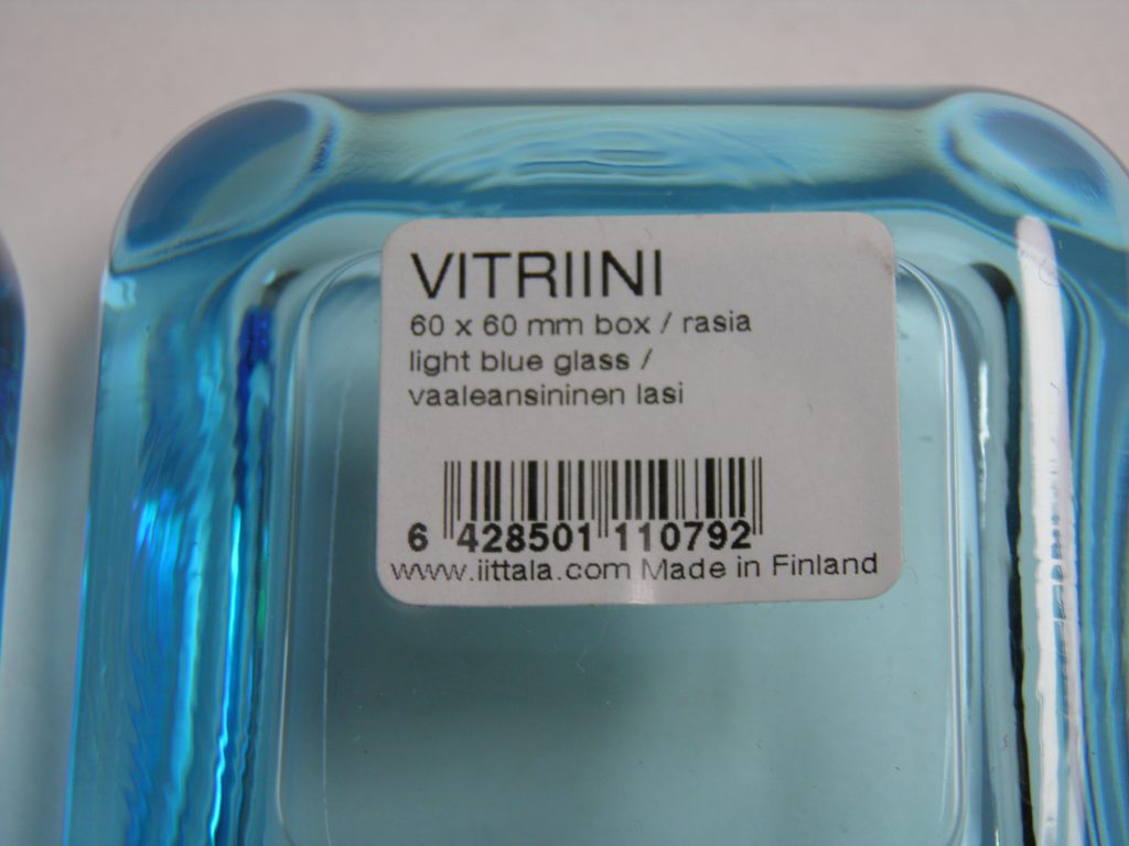Vitriini 60x60 mm vaaleansininen Iittala - Image 5