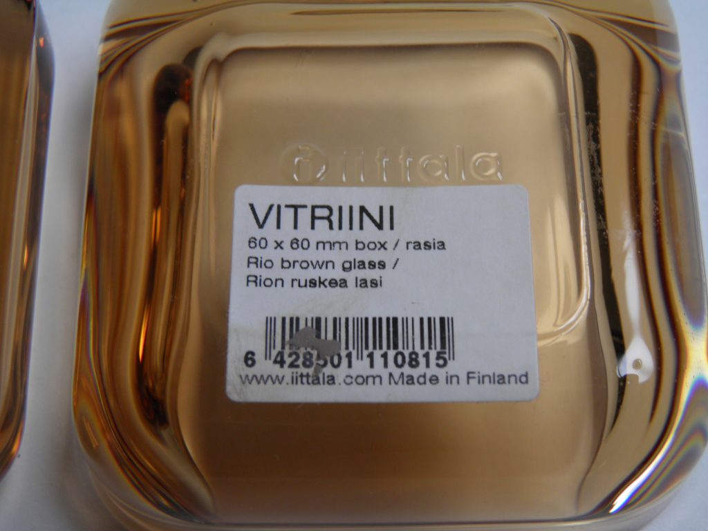 Vitriini 60x60 mm rion ruskea Iittala MYYTY - Image 5