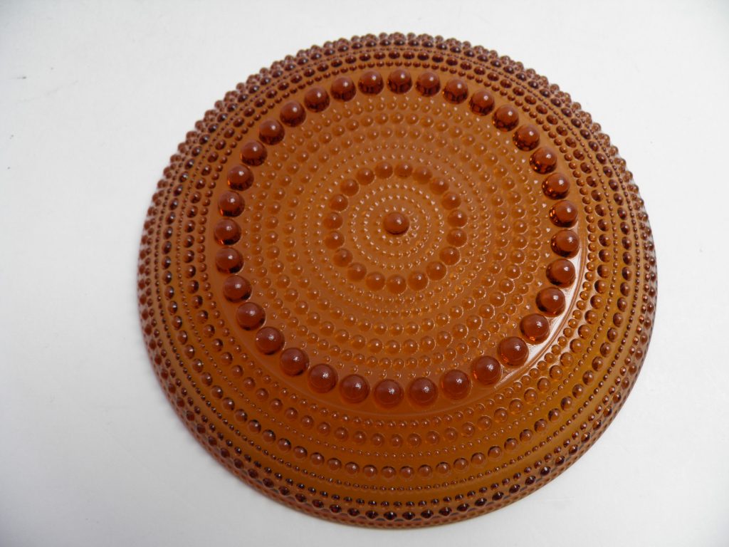 Kastehelmi lautanen 14 cm ruskea Nuutajärvi MYYTY - Image 2