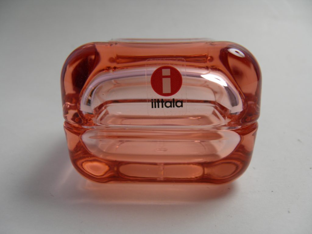 Vitriini 60x60 mm lohenpunainen Iittala MYYTY