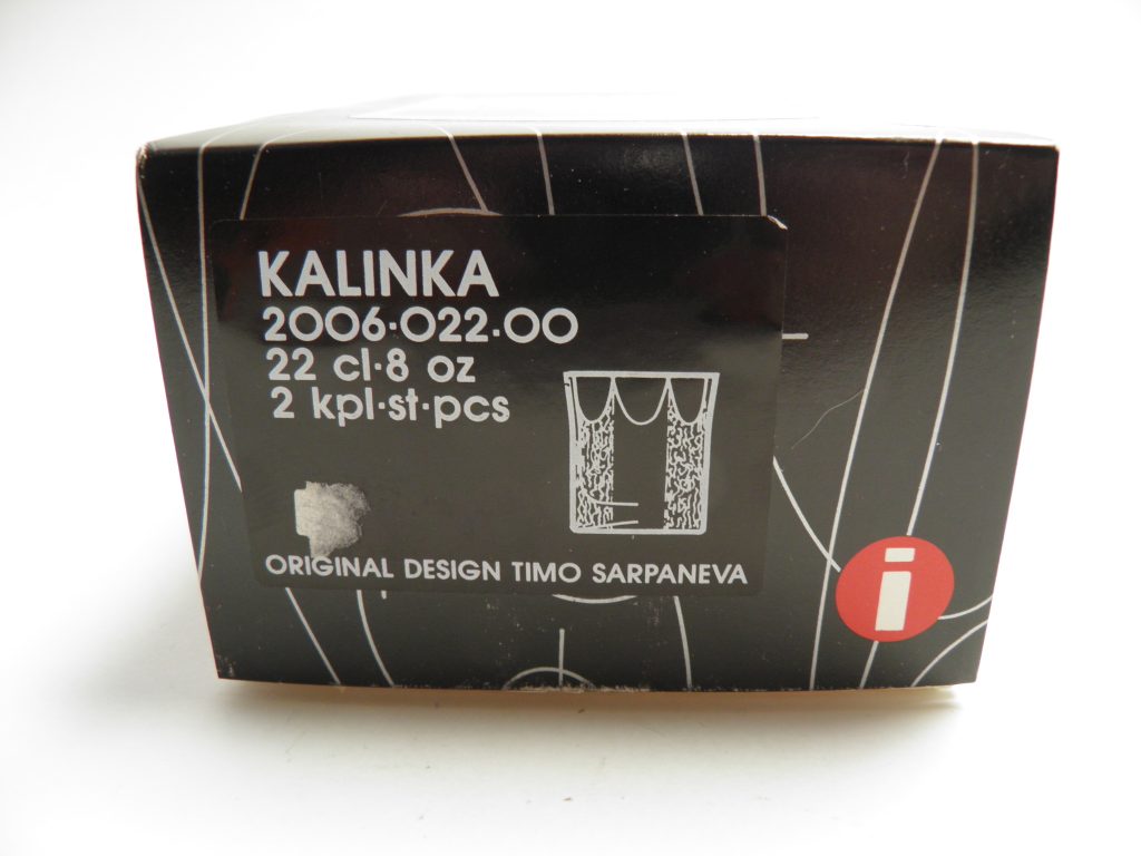Kalinka juomalasi 2 kpl Iittala MYYTY - Image 4