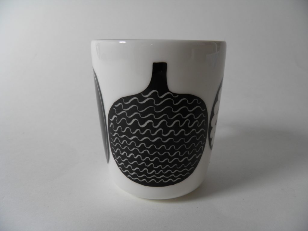 Kompotti muki musta Marimekko - Image 2