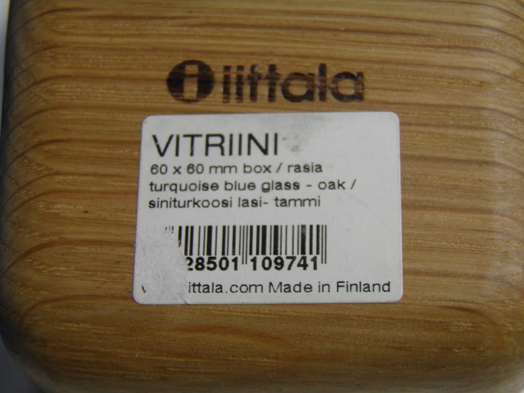 Vitriini 60 x 60 mm siniturkoosi-tammi MYYTY - Image 5