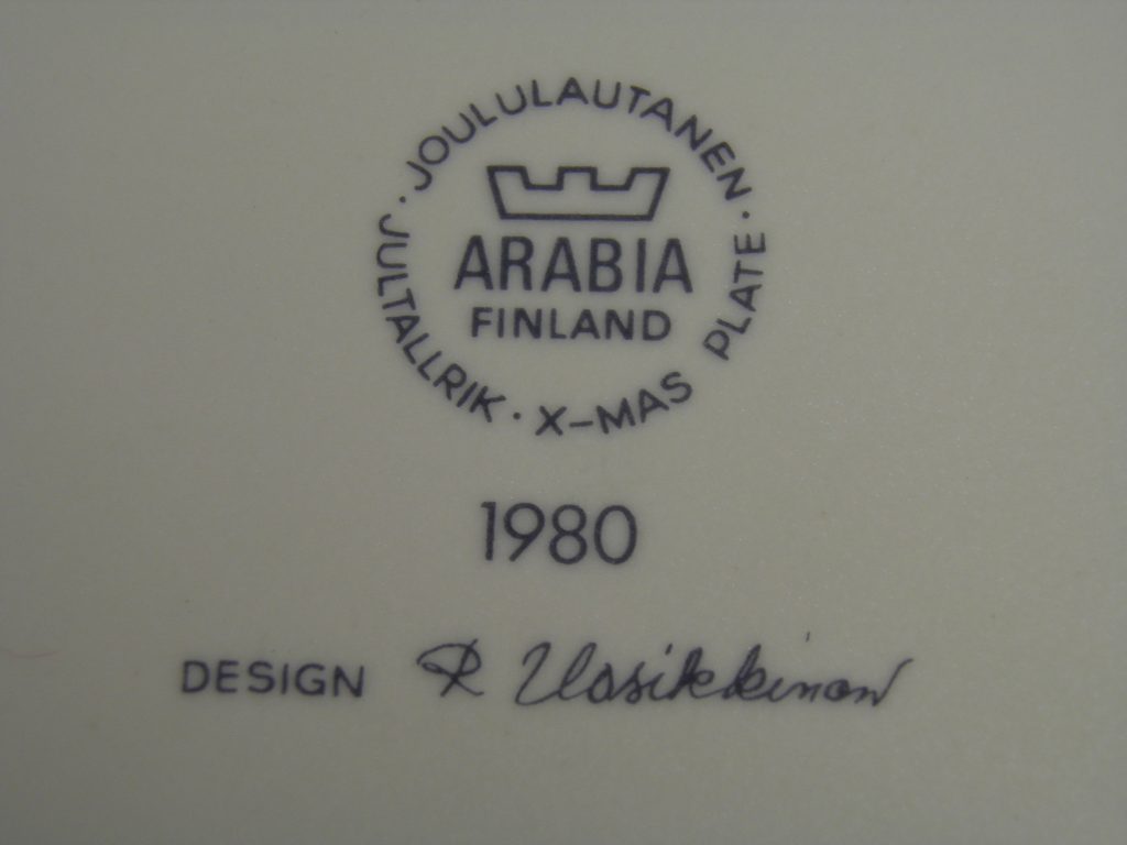 Joululautanen 1980 Arabia - Image 4