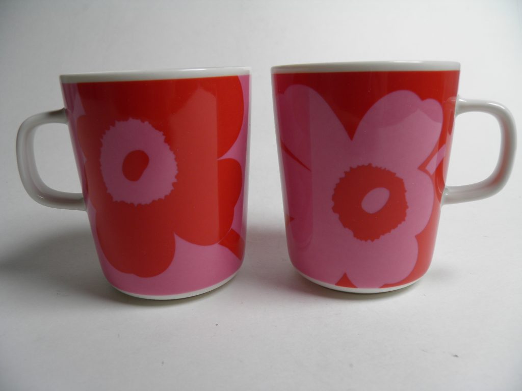 Juhla Unikko 70 v mukit (2 kpl) Marimekko MYYTY - Image 2