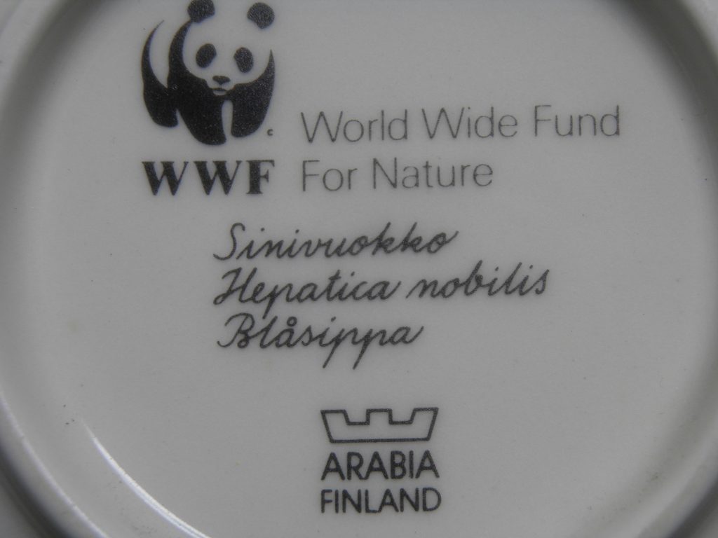 Sinivuokko seinälautanen Arabia - Image 4