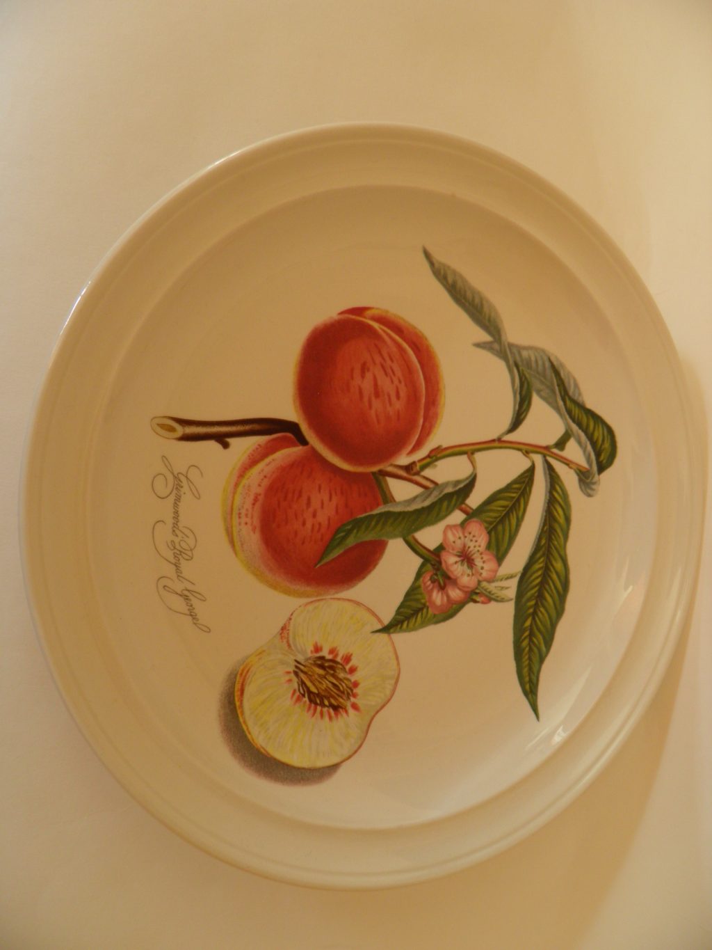 Pomona Portmeirion matala ruokalautanen Persikka