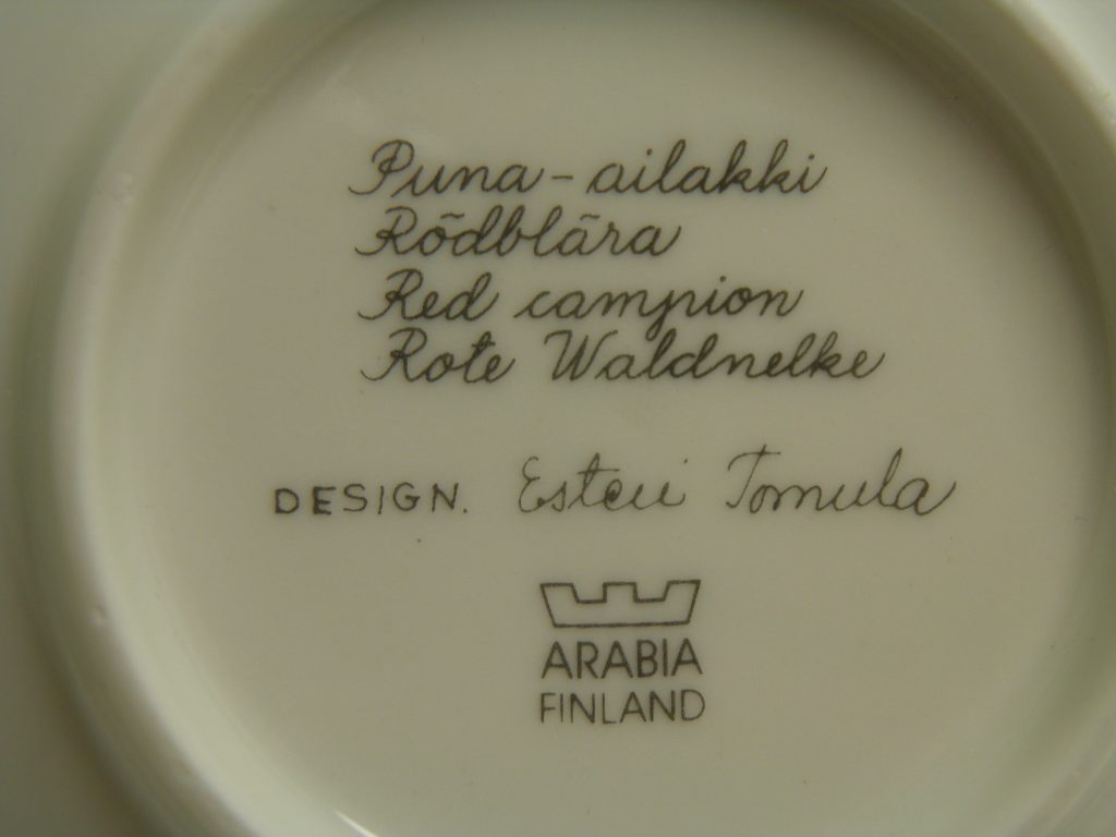 Puna-ailakki seinälautanen Esteri Tomula - Image 3