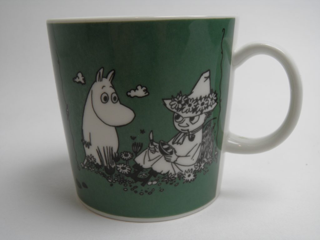 Moomin mug Dark green Arabia SOLD