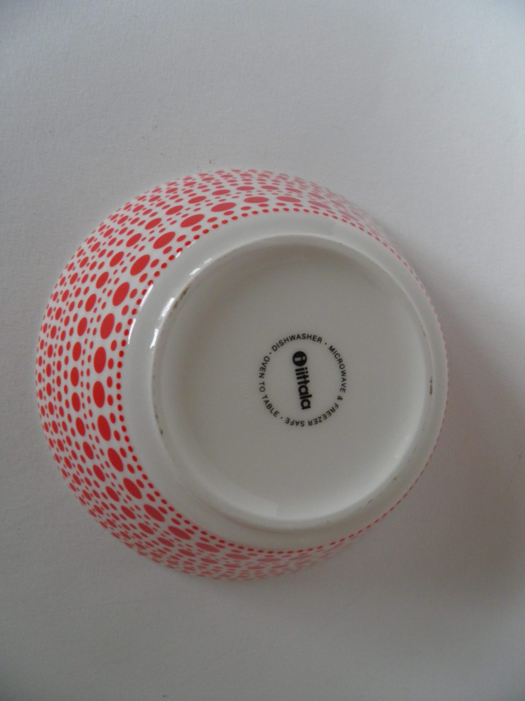 Kulku syvä lautanen punainen Iittala - Image 3