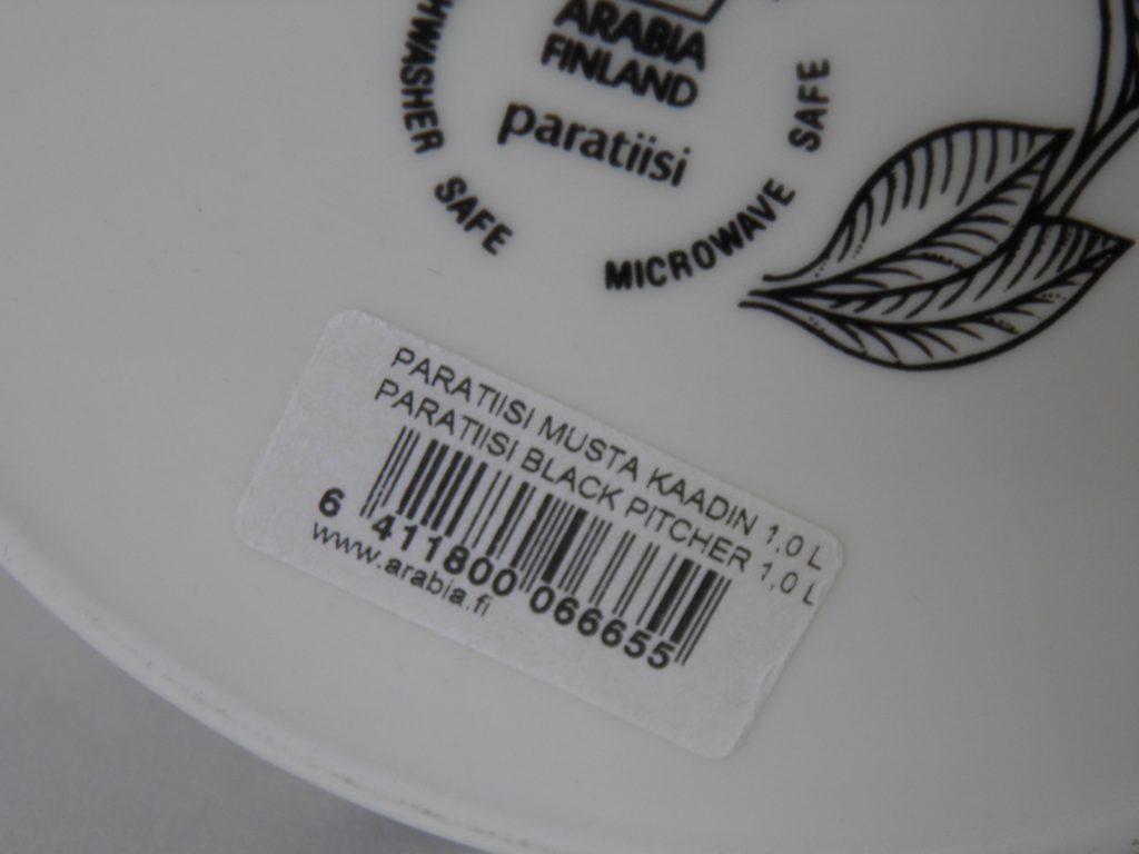 Paratiisi musta-valkoinen kannu Arabia - Image 5