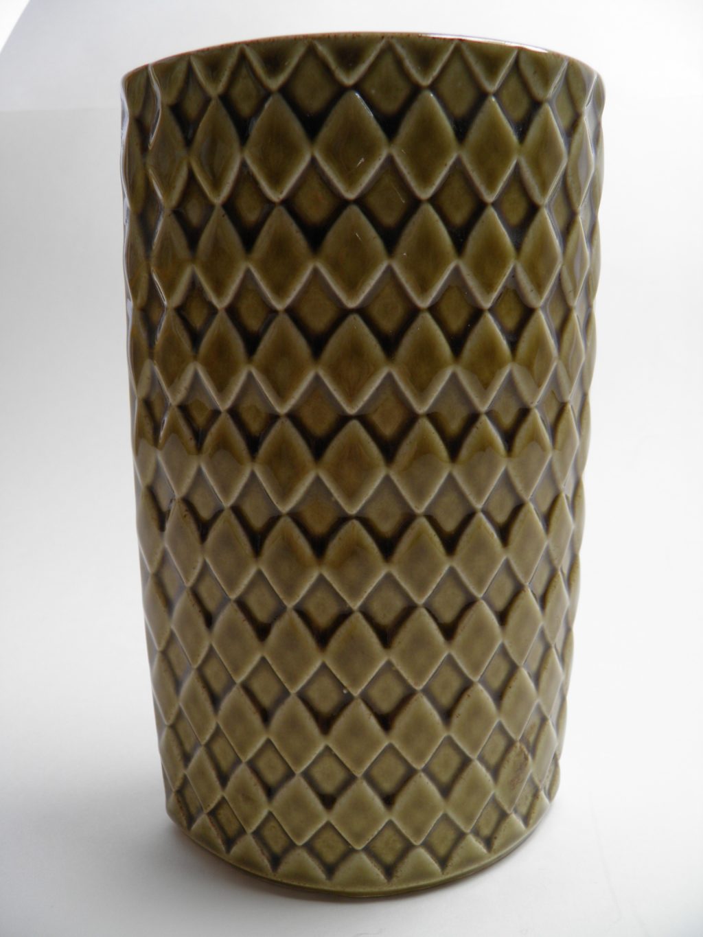 Harlekiini -maljakko vaaleanruskea 21,5 cm Arabia MYYTY
