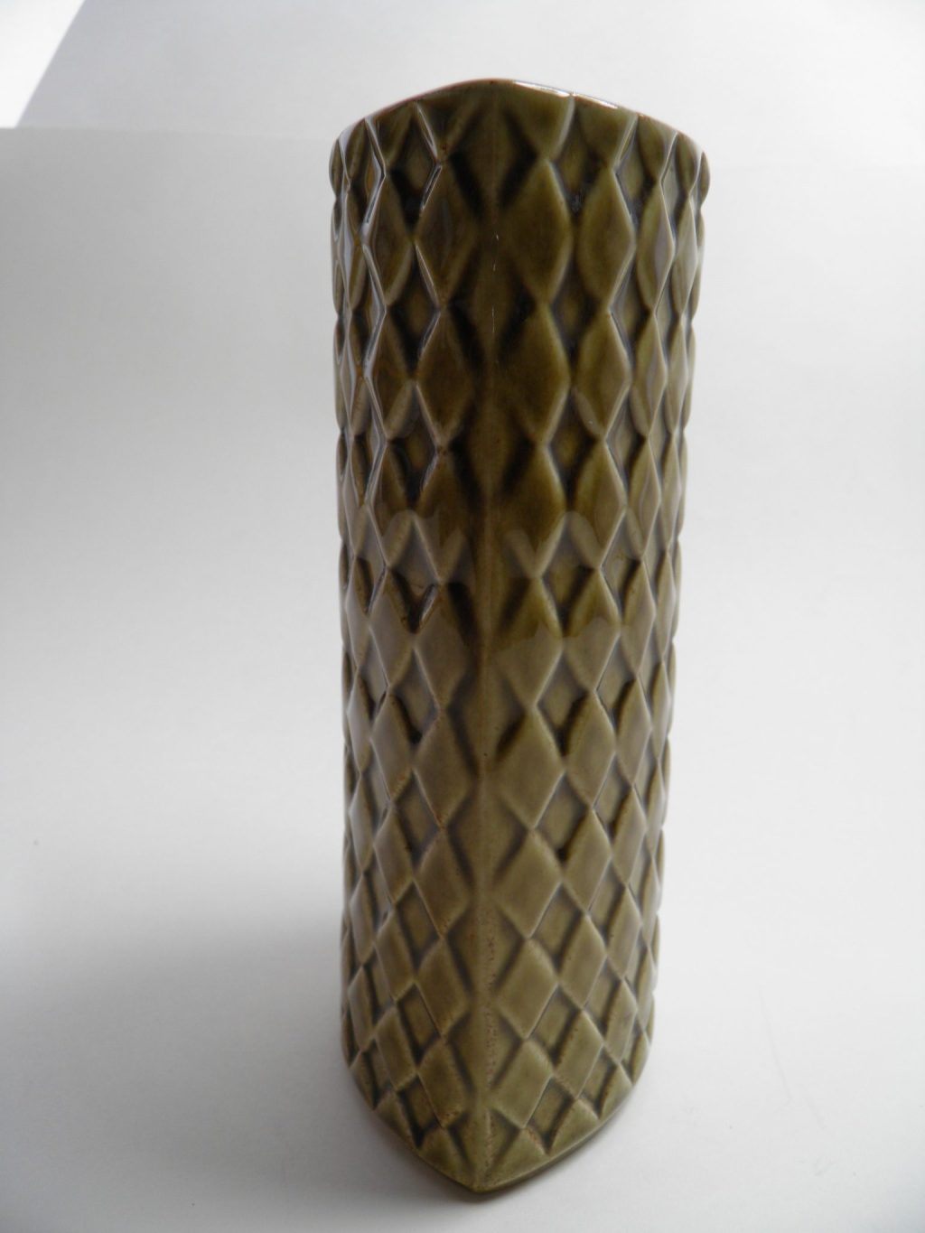 Harlekiini -maljakko vaaleanruskea 21,5 cm Arabia MYYTY - Image 2
