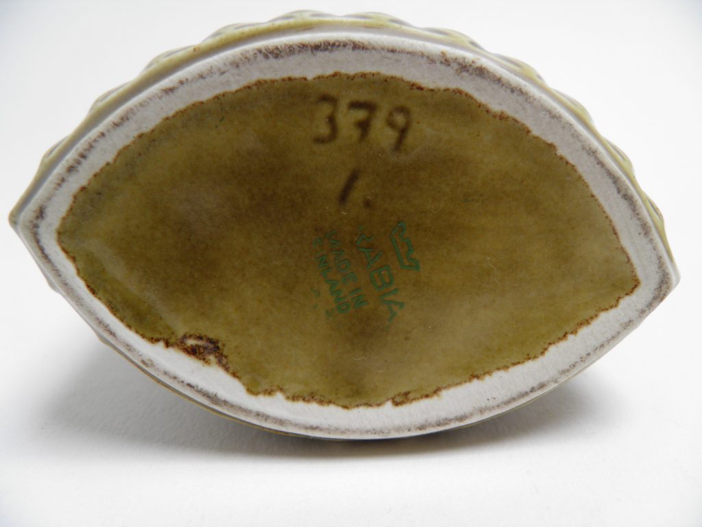 Harlekiini -maljakko ruskea 15,5 cm Arabia MYYTY - Image 4