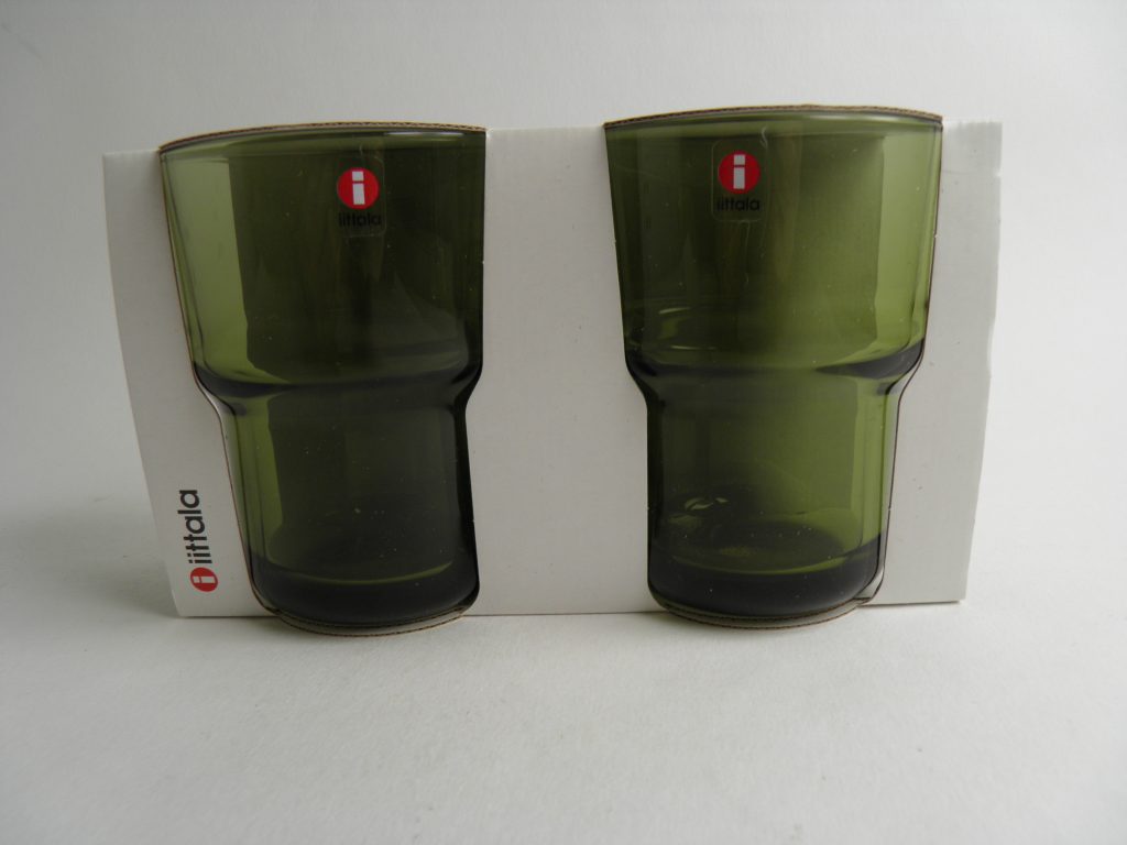 Ote lasi sammalenvihreä 2 kpl Iittala MYYTY