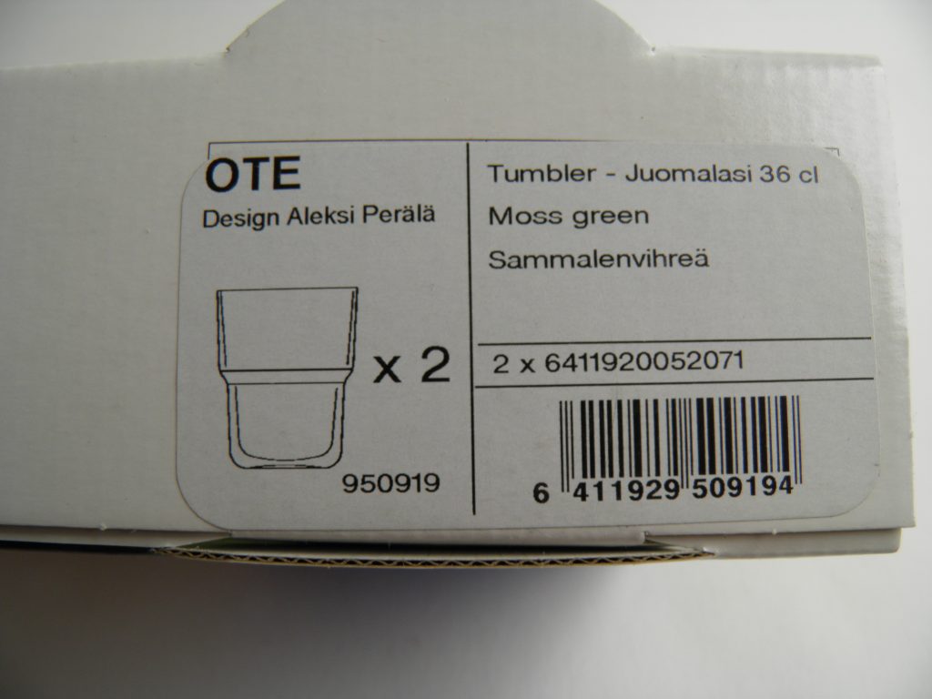 Ote lasi sammalenvihreä 2 kpl Iittala MYYTY - Image 3