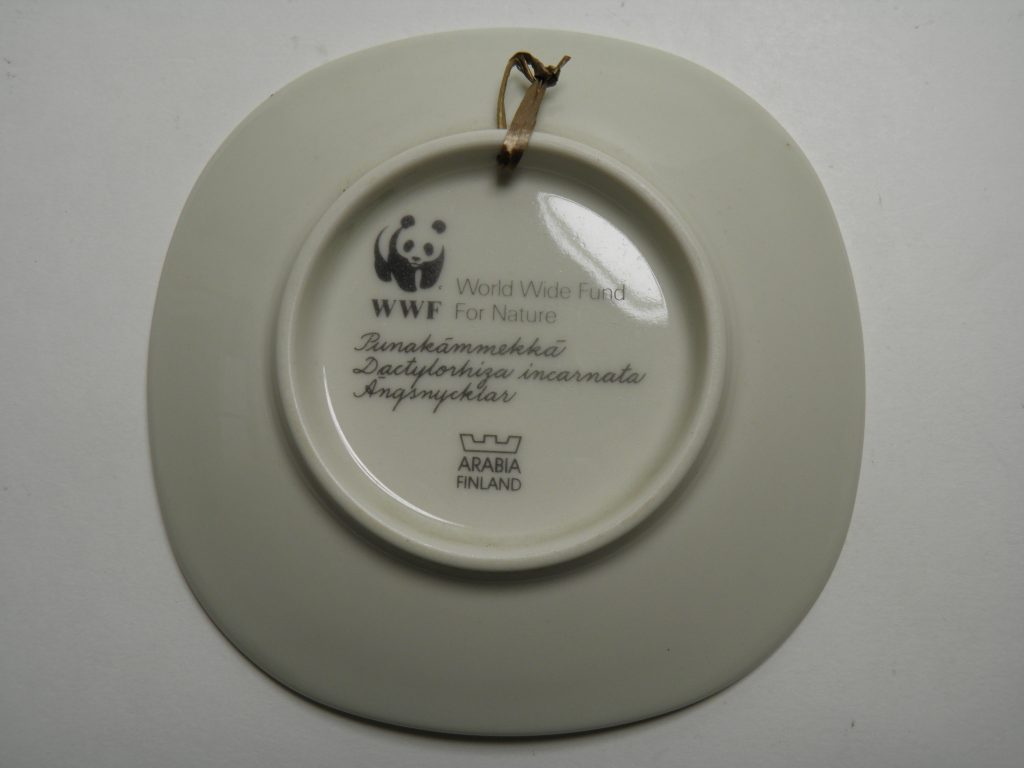 Punakämmekkä seinälautanen Arabia - Image 3