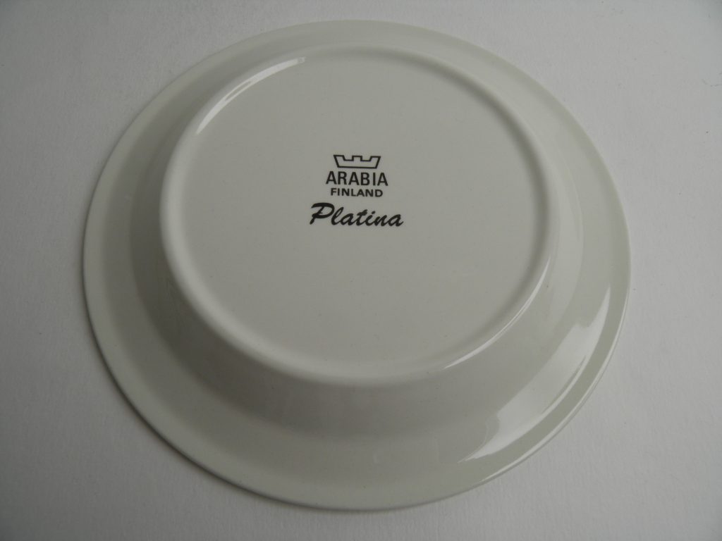 Platina lautanen 17 cm Arabia - Image 2